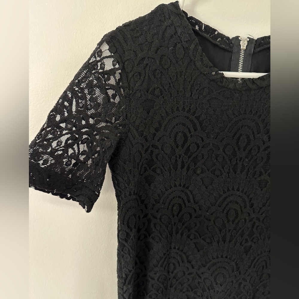 Black Lace Dress.